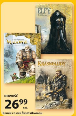 Komiks Świat Akwionu (Elfy, Magowie, Krasnoludy) promocja w Auchan