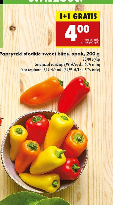 Papryczki sweet bite promocja