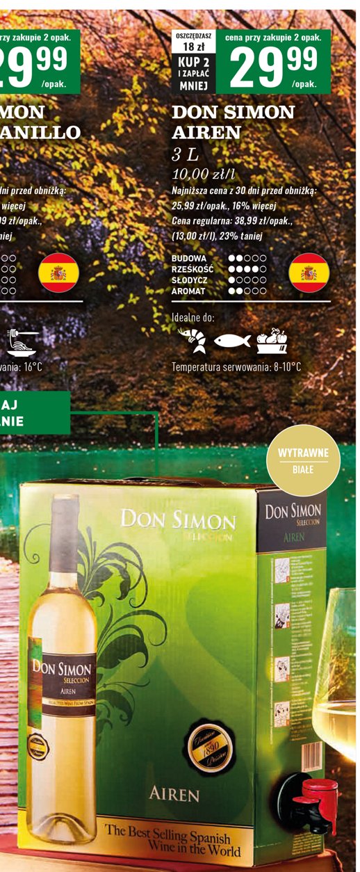 Wino wytrawne DON SIMON AIREN DON SIMON (WINA) promocja