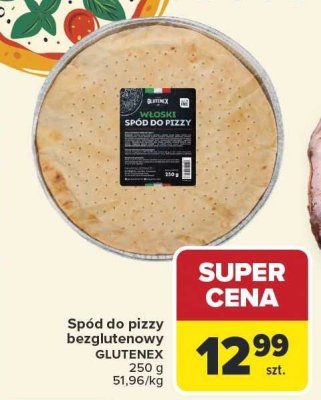 Spód do pizzy bezglutenowy GLUTENEX promocja w Carrefour Market