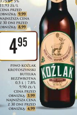 Piwo promocja w Dino