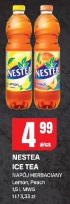 Napój herbaciany Nestea Ice Tea Lemon, Peach promocja w Chorten