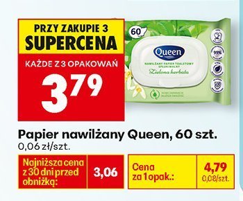 Papier nawilżany, 60 szt. promocja w Biedronka