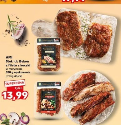Bekon z fileta z kaczki Ami promocja