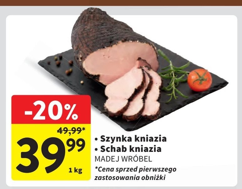 Schab kniazia Madej & wróbel promocja w Intermarche