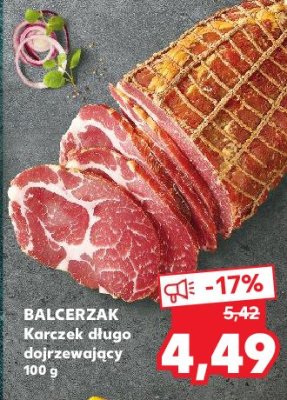 Karczek długodojrzewający Balcerzak promocja