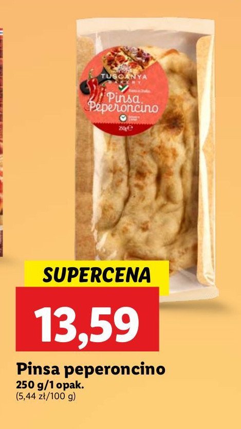 Pinsa peperoncino promocja