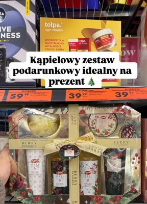 Kąpielowy zestaw świąteczny Berry Gift promocja w Biedronka