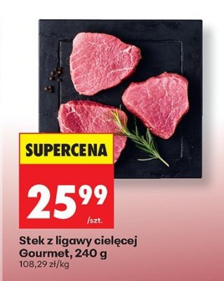 Stek z ligawy cielęcej, 240 g promocja w Biedronka