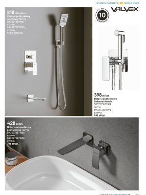 Zestaw podtynkowy wannowy Harris 5902273571827 chrom promocja w Castorama