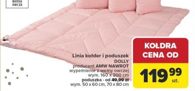 Linia kołder Dolly 160 x 200 cm promocja w Carrefour