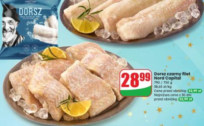 Dorsz czarny filet Nord Capital promocja w Dino