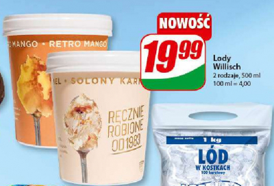 Lody s艂ony karmel Willisch promocja