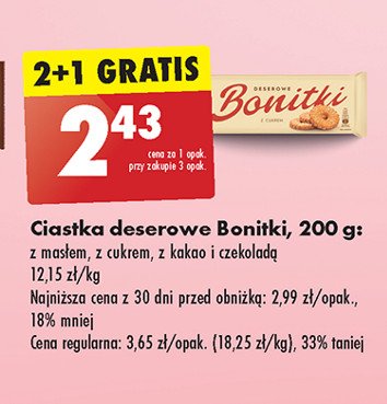 Ciastka deserowe Bonitki promocja