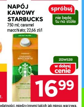 Napój mleczny caramel macchiato Starbucks promocja