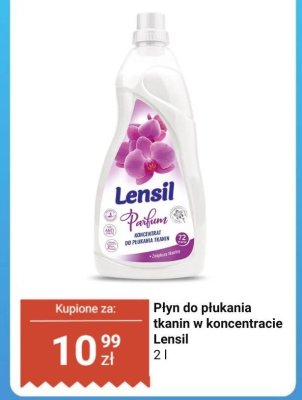Płyn do płukania tkanin w koncentracie Lensil 2 l promocja w Dino