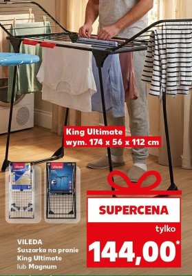 Suszarka na pranie King Ultimate VILEDA promocja w Kaufland