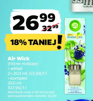 Odświeżacz powietrza świeżość letniego poranka Air wick freshmatic life scents promocja