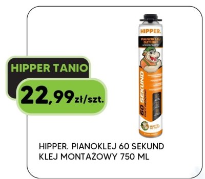 Klej montażowy Hipper Pianoklej 60 Sekund 750ML promocja w HIPPER.pl