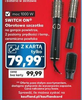 Suszarka obrotowa 1000w Switch on promocja