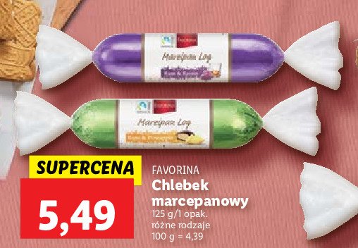 Chlebek marcepanowy z ananasem Favorina promocja