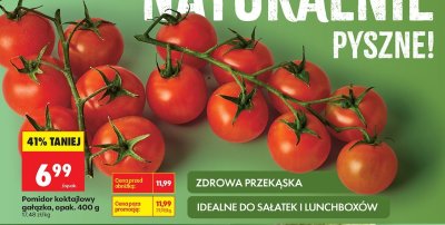 Pomidor koktajlowy gałązka promocja w Biedronka