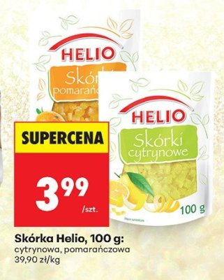 Skórka Helio cytrynowa, pomarańczowa promocja w Biedronka