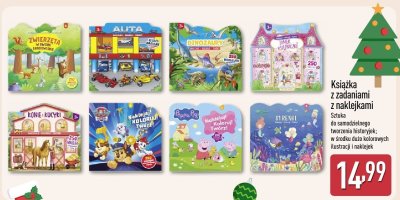 Książka z zadaniami z naklejkami promocja w Aldi