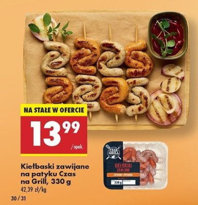 Kiełbaski zawijane Czas na grill promocja