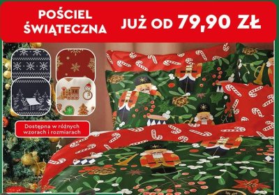 Pościel świąteczna - cena od promocja w Biedronka