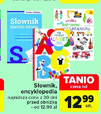 Mój pierwszy alfabet - słowniczek obrazkowy promocja