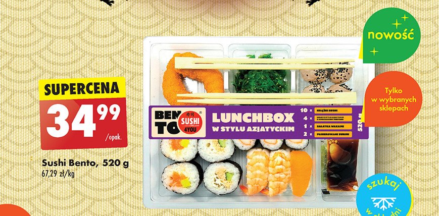 Sushi bento Sushi 4you promocja