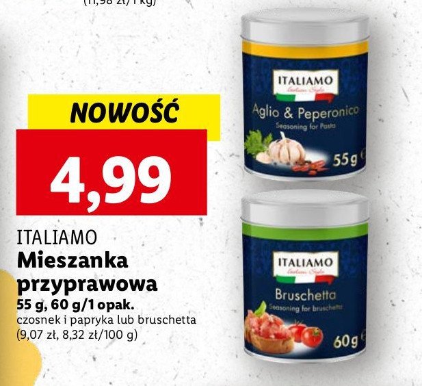 Przyprawa bruschetta Italiamo promocja