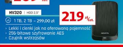 Dysk twardy przeno艣ny hdd 2.5 hv320 1tb Adata promocja