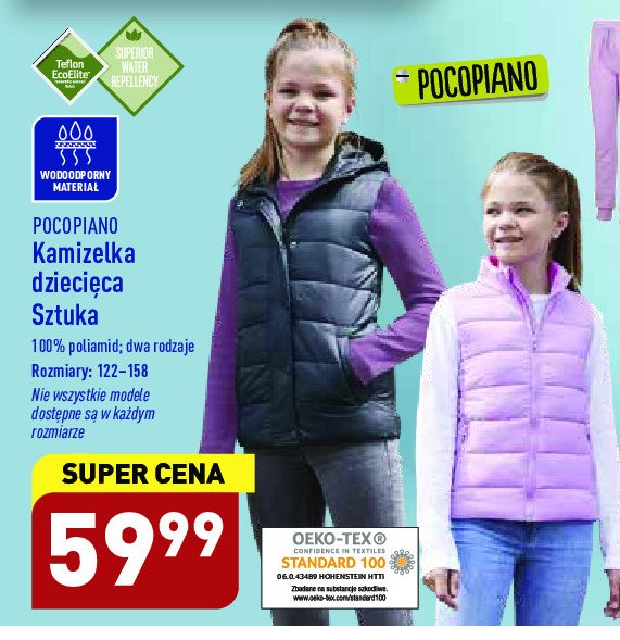 Kamizelka dzieci臋ca 122-158 Pocopiano promocja