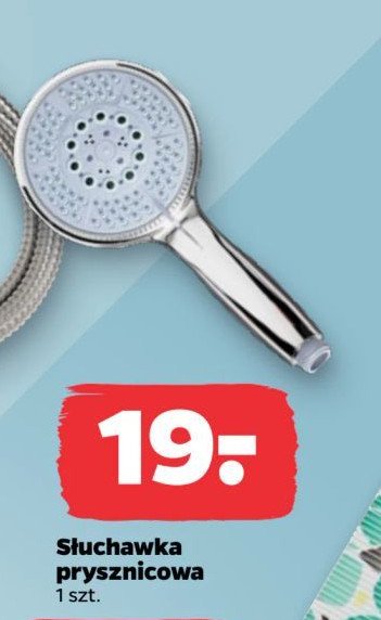 Słuchawka prysznicowa promocja w Netto
