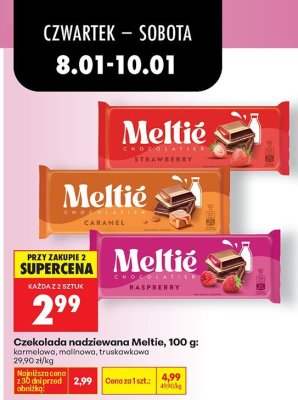 Czekolada nadziewana truskawkowa 100 g promocja w Biedronka