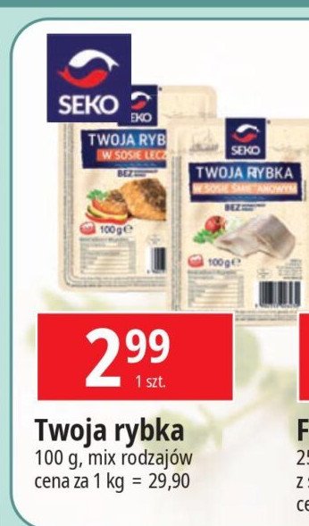 Rybka w sosie leczo Seko twoja rybka promocja