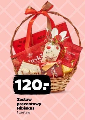 Zestaw prezentowy Hibiskus promocja w Netto