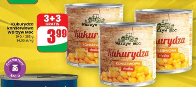Kukurydza konserwowa Warzyw Moc promocja w Dino