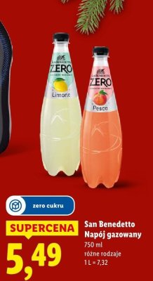 Napój gazowany San Benedetto Napój gazowany promocja w Lidl