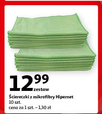 Ścierki z mikrofibry Hipernet promocja