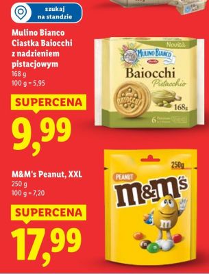 Ciastka Baiocchi z nadzieniem pistacjowym Mulino Bianco promocja w Lidl