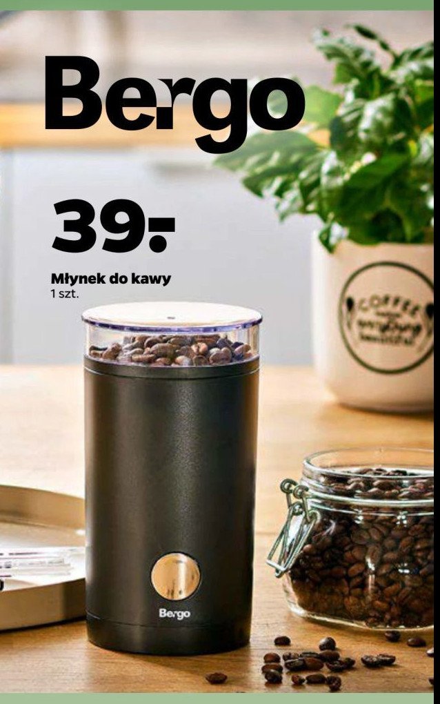 Młynek do kawy Bergo promocja