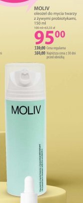 MOLIV olejek do mycia twarzy z żywymi probiotykami 150 ml promocja w Hebe
