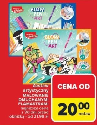 Zestaw artystyczny promocja w Carrefour