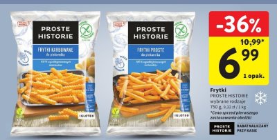 Frytki PROSTE HISTORIE wybrane rodzaje promocja w Intermarche