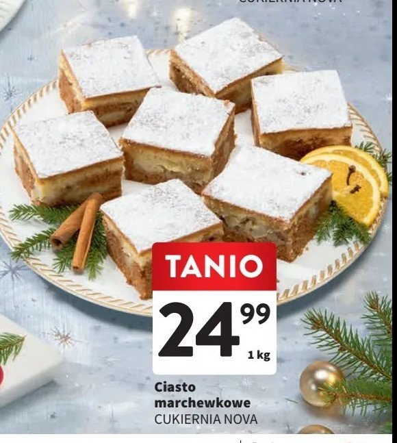 Ciasto marchewkowe Cukiernia nova promocja