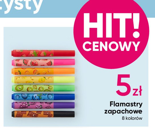 Flamastry zapachowe promocja w Pepco