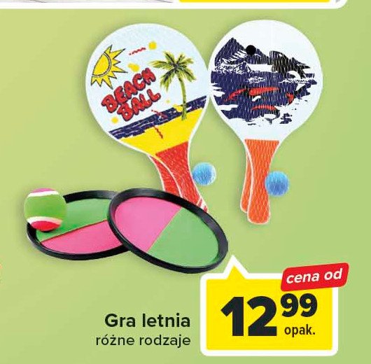 Paletki na rzepy z pi艂k膮 promocja